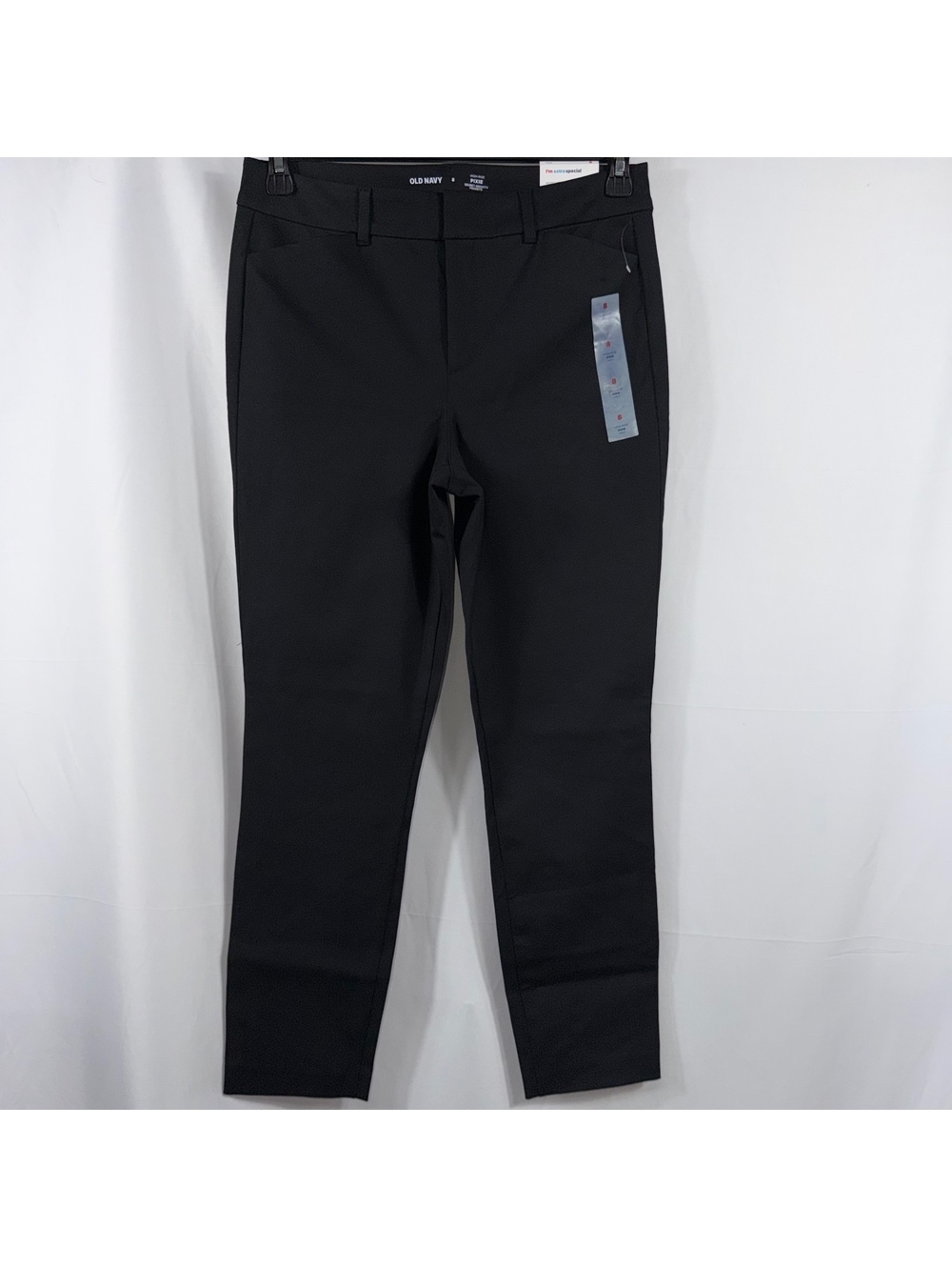 Old Navy High-Rise Pixie Ankle Pants Black Size 8 NWT